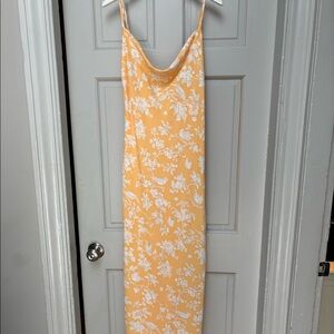 Abercrombie yellow maxi dress